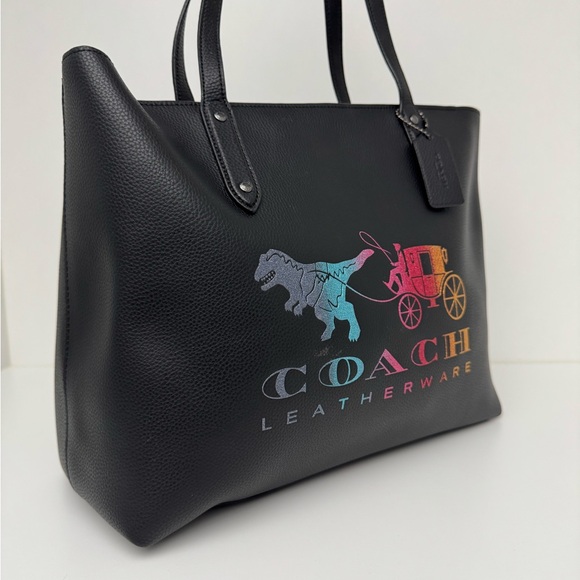 COACH Central Tote With Zip With REXY And Carriage And Matching REXY Zip Wallet - Picture 6 of 16